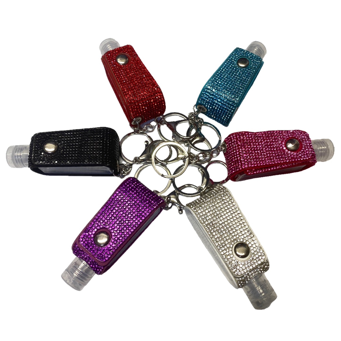 Create Your Own Silicone Bead Safety & Accessory Keychain Set Color Mixture!