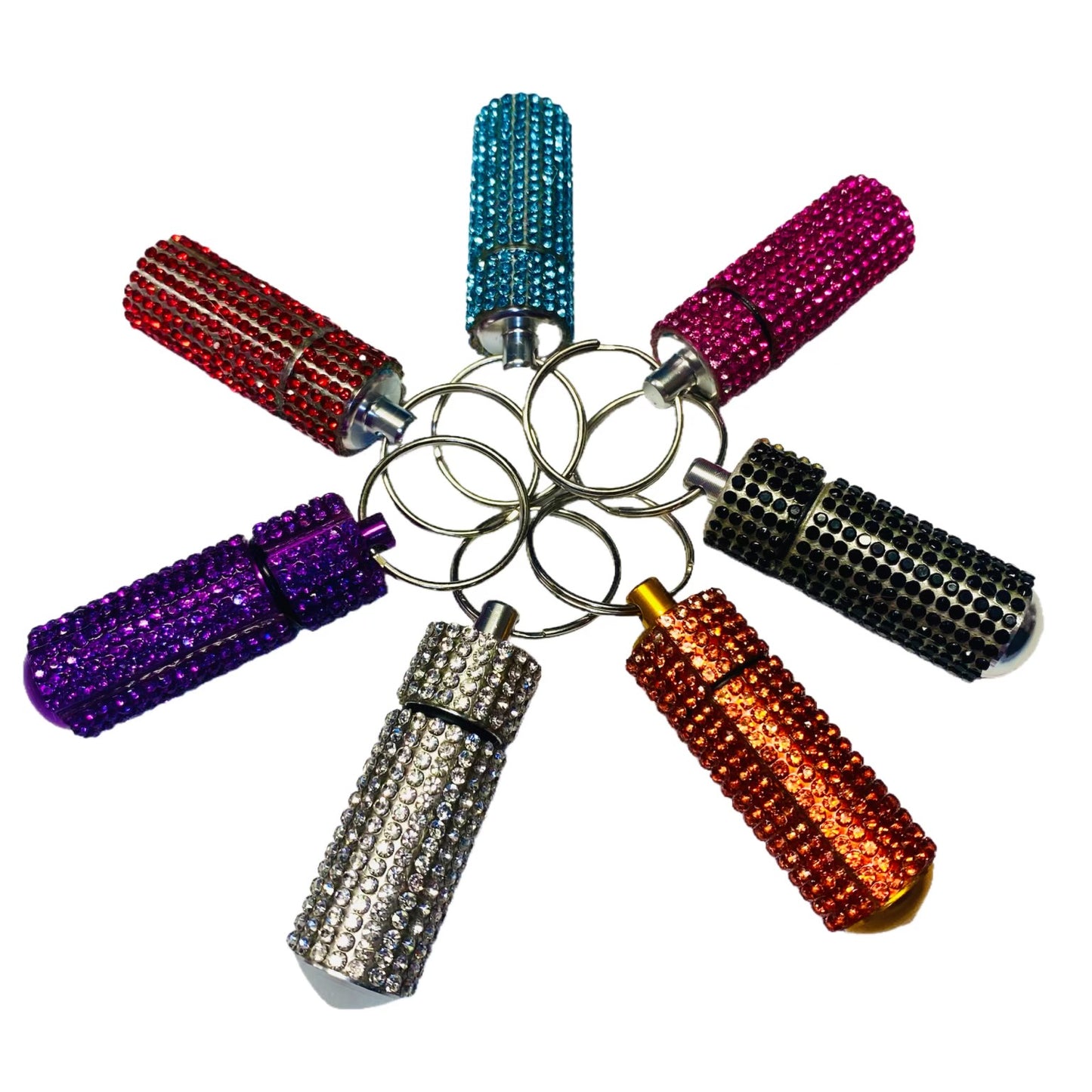 Create Your Own Silicone Bead Safety & Accessory Keychain Set Color Mixture!