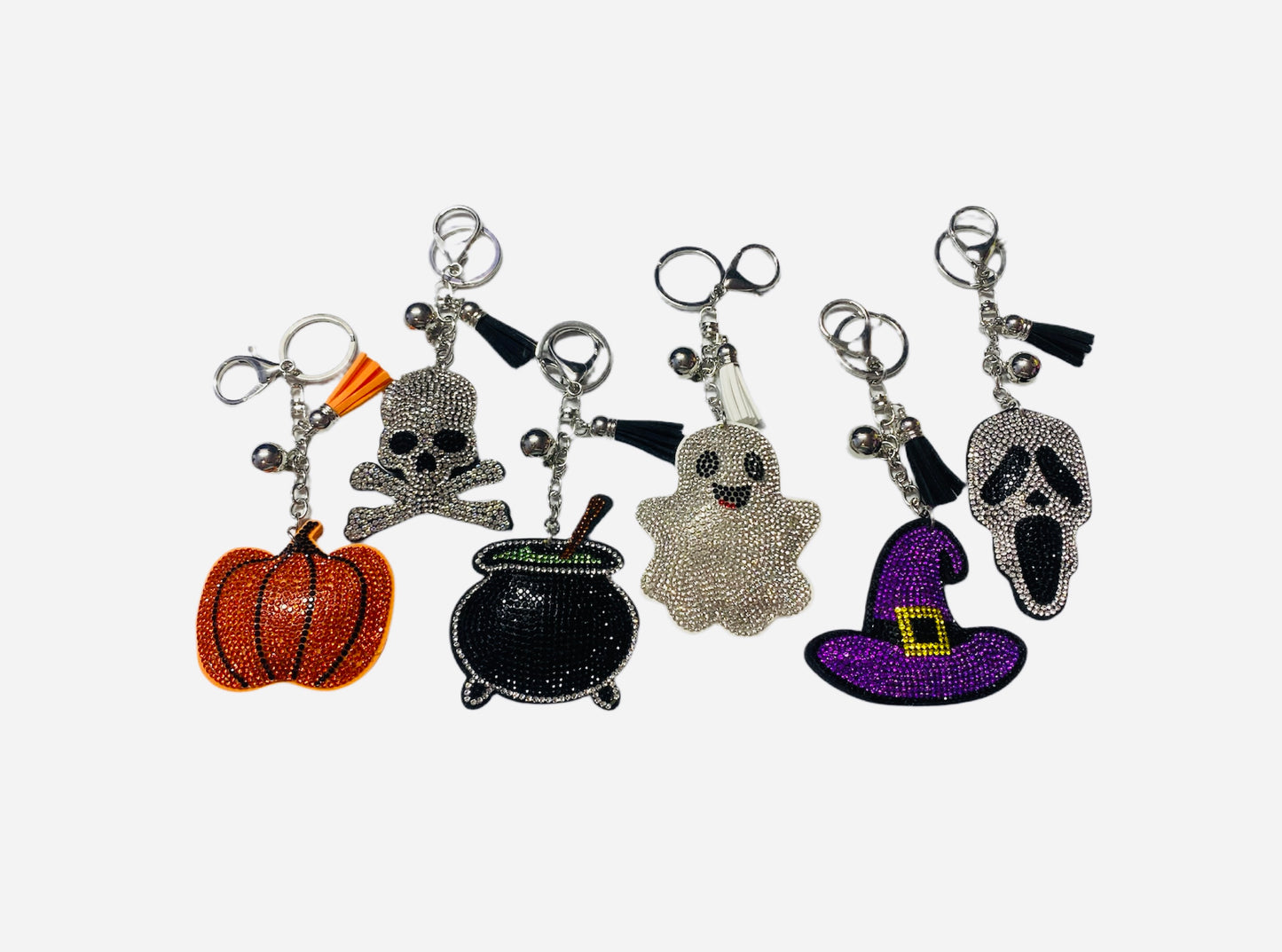 Halloween Keychain Set: "The Witches" Safety and Accessory Keychain Set