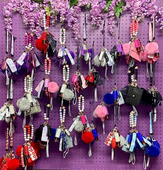 Create Your Own Silicone Bead Safety & Accessory Keychain Set Color Mixture!