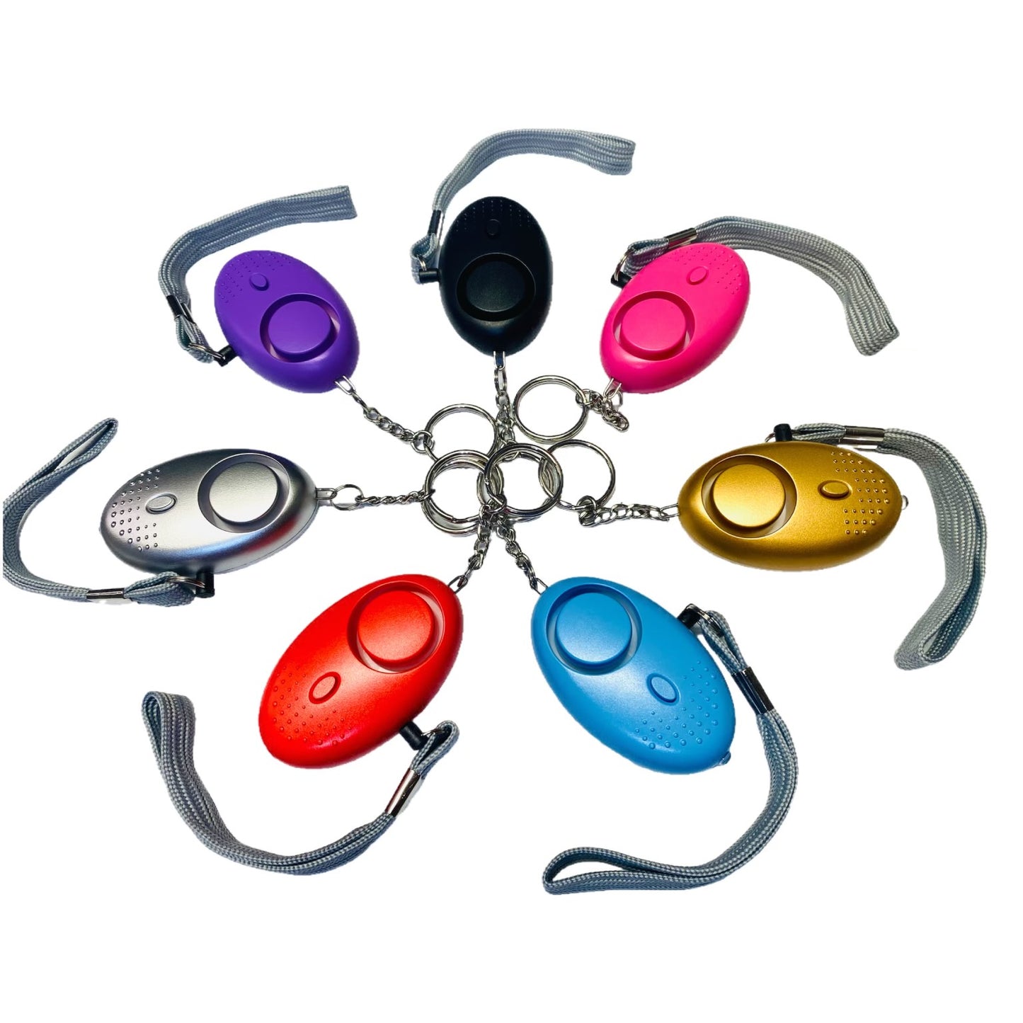Create Your Own Silicone Bead Safety & Accessory Keychain Set Color Mixture!