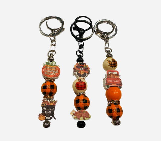 Fall Beaded Charms