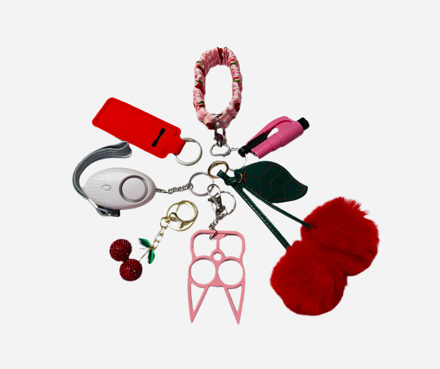 Cherry Self Defense Keychain Set & Accessories