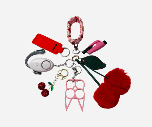 Cherry Self Defense Keychain Set & Accessories
