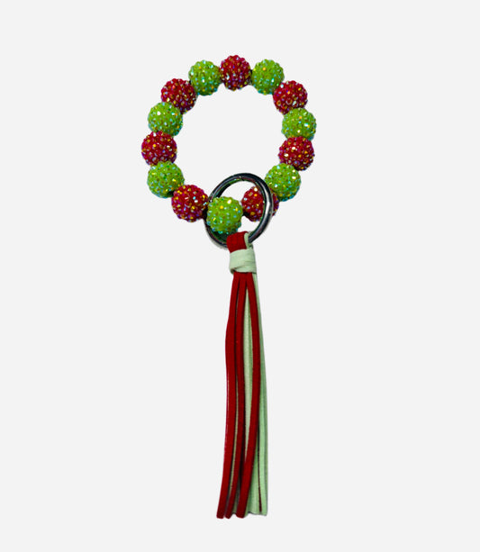 Bling Jolly Christmas Beads with Tassel