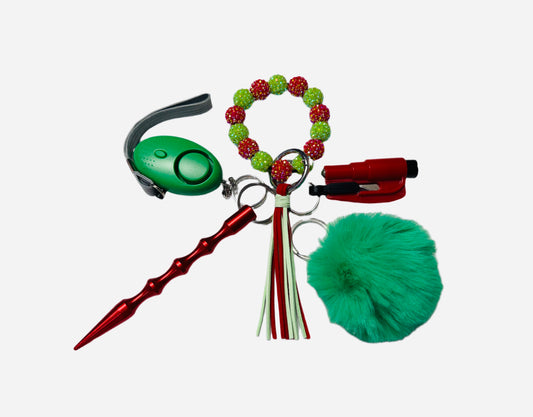 Christmas "Jolly" Keychain Set