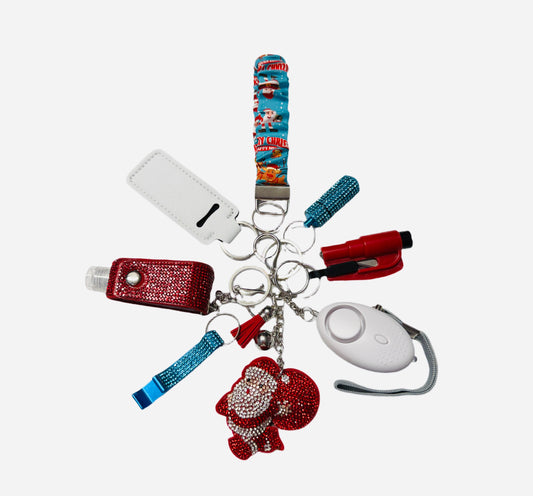 Christmas "Santa Baby" Keychain Set