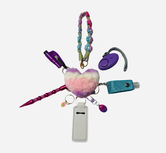 "Easter Keychain" Safety and Accessory Keychain Set