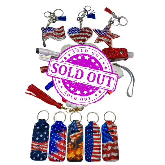 "Freedom" Keychain Set