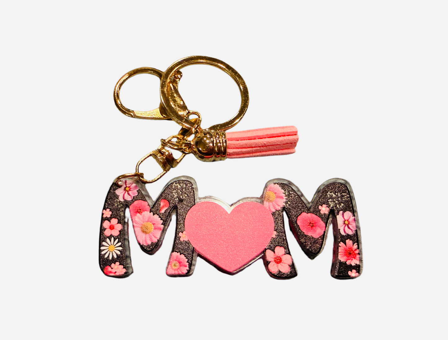 Mom Keychain Charm