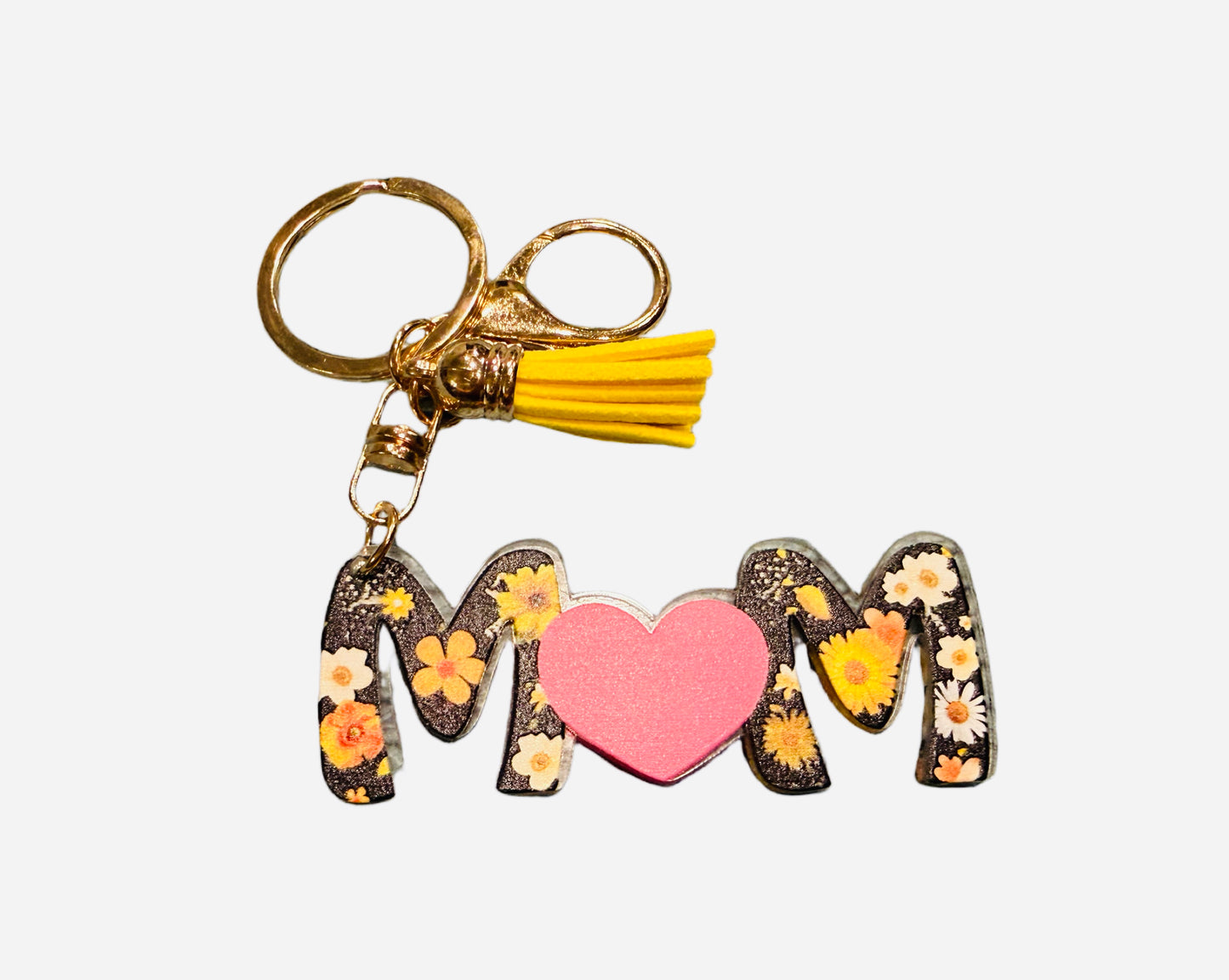 Mom Keychain Charm
