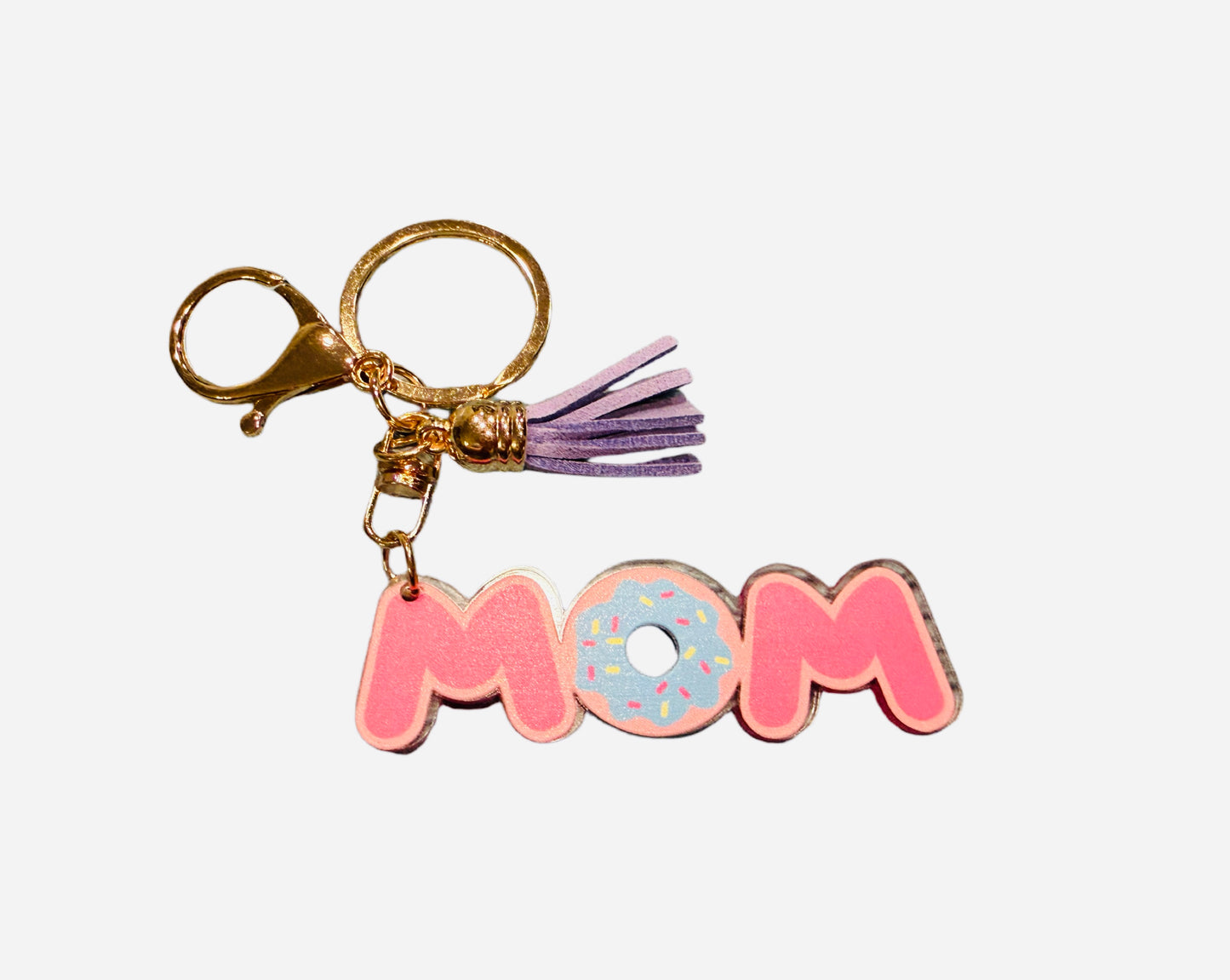 Mom Keychain Charm