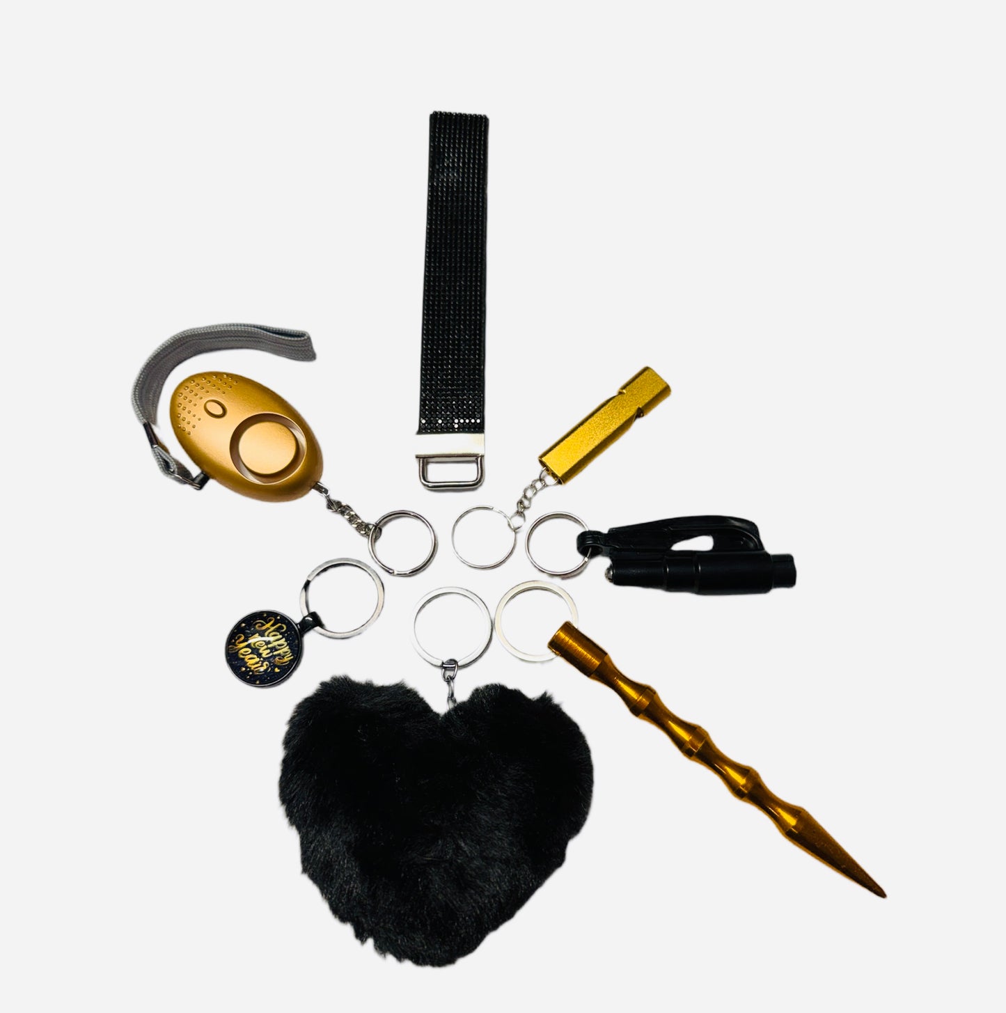 New Years Keychain Set