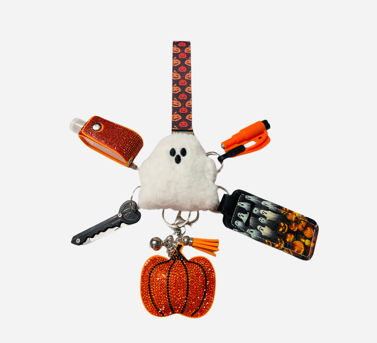 "Halloween" Safety and Accessory Keychain Sets