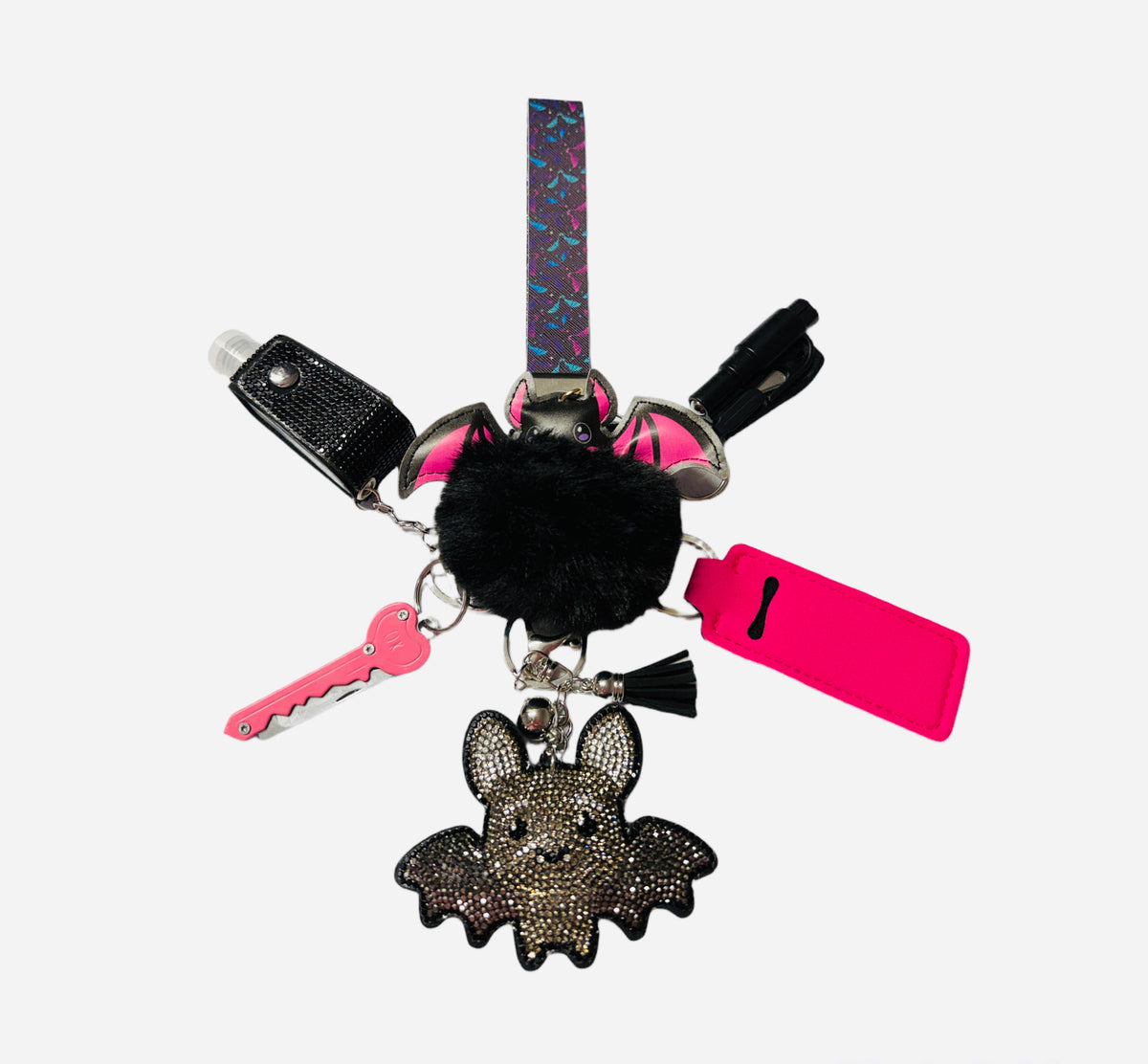 "Halloween" Safety and Accessory Keychain Sets
