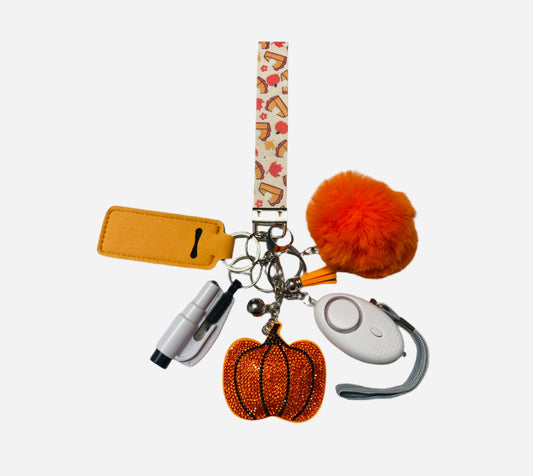 Thanksgiving Safety and Accessory Keychain Set